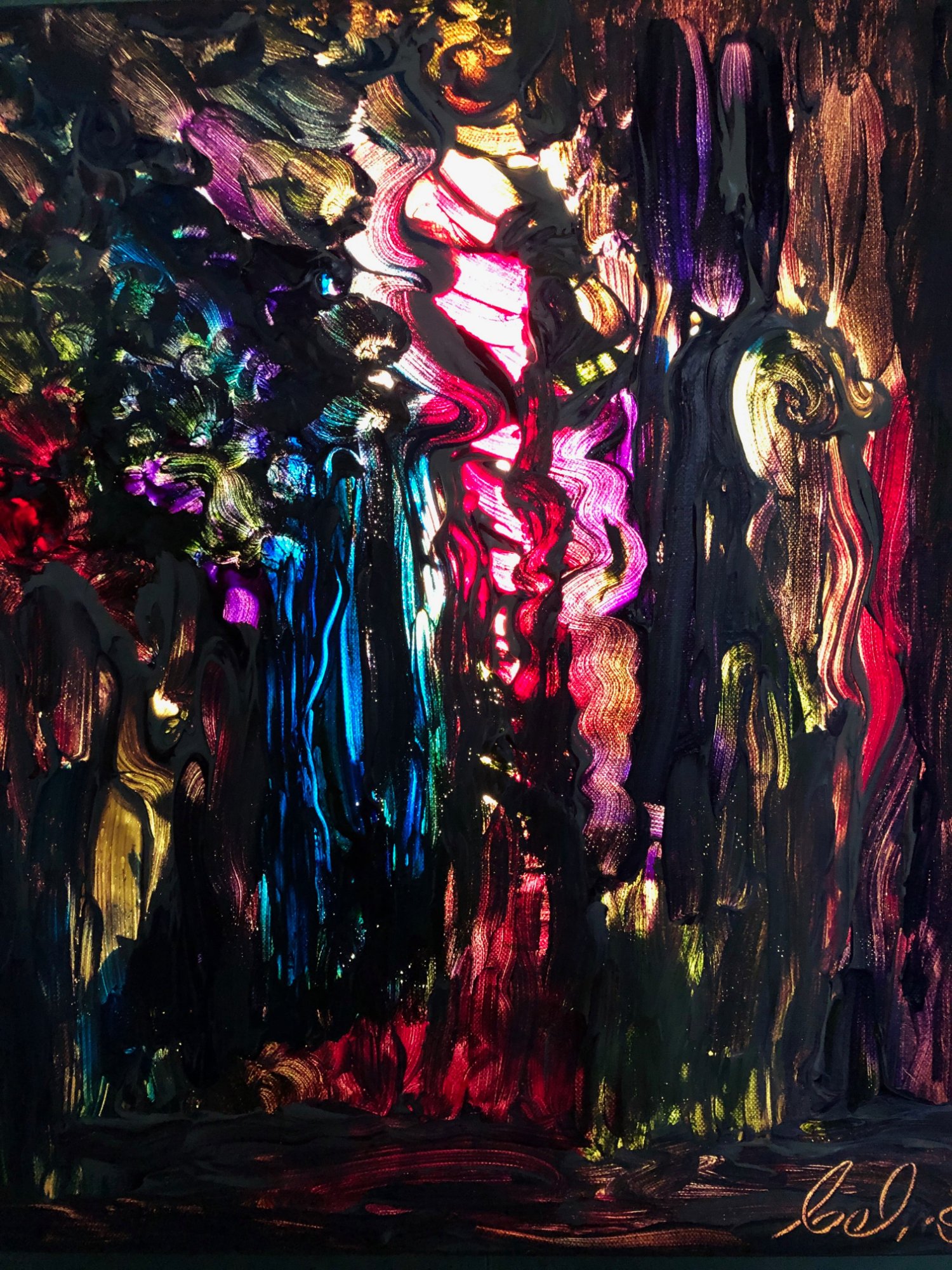 Beloved — channeled painting by Celine Slater